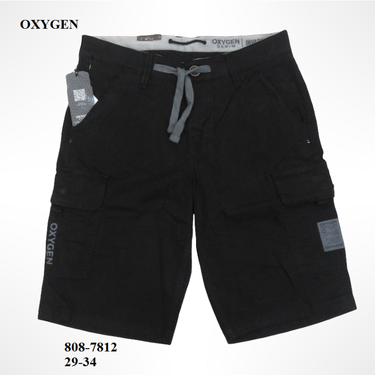 CELANA CHINOS CARGO  SHORT SLIM  PRIA NON STRETCH  MEREK OXYGEN ART : 808-7812 PRICE Rp.558.600