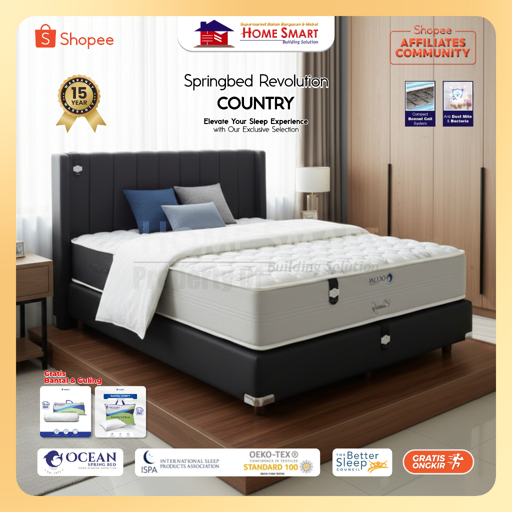 FULLSET SPRINGBED OCEAN COUNTRY