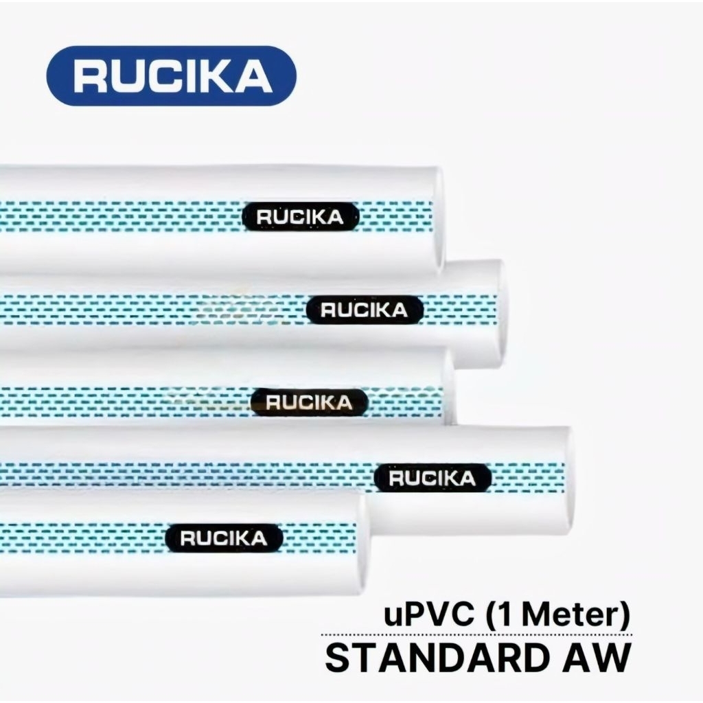 Pipa PVC AW 1 inch 1 meter Pipa Paralon uPVC AW 1" Pipa PVC Putih 1 inch