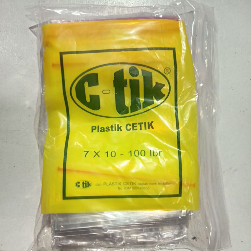 PLASTIK C-TIK 7X10 / PLASTIK KLIP 7X10