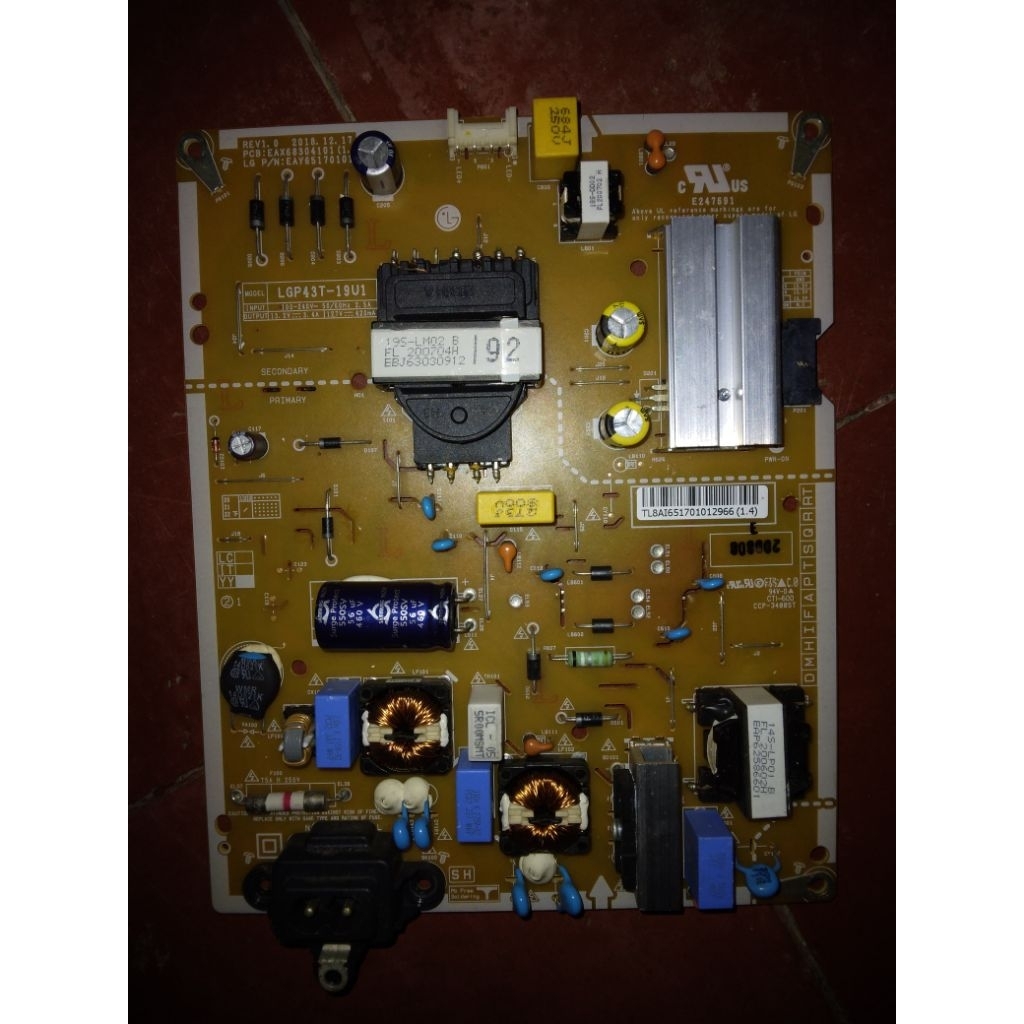 POWERSUPPLY LG 43UN7300PTC