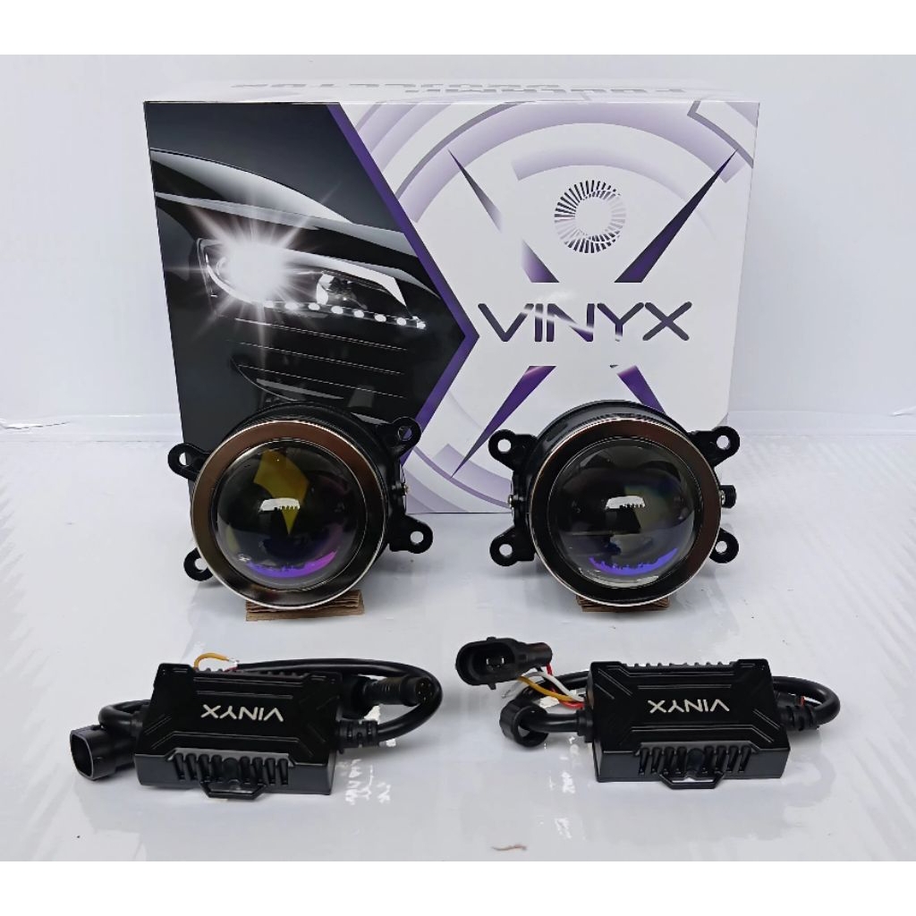LAMPU FOGLAMP PROJECTOR PROJIE BILED 3 INCH Q1 VINYX ( 3 WARNA )