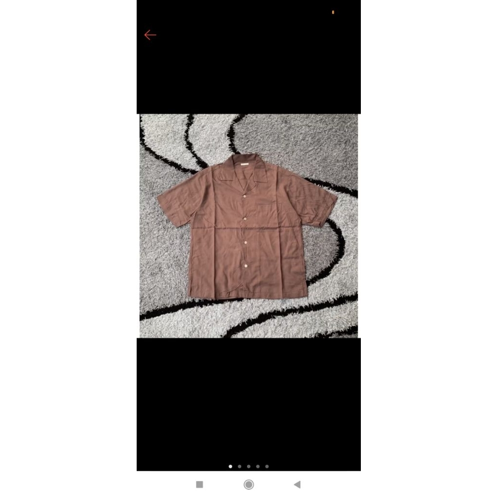 Kemeja open collar GU