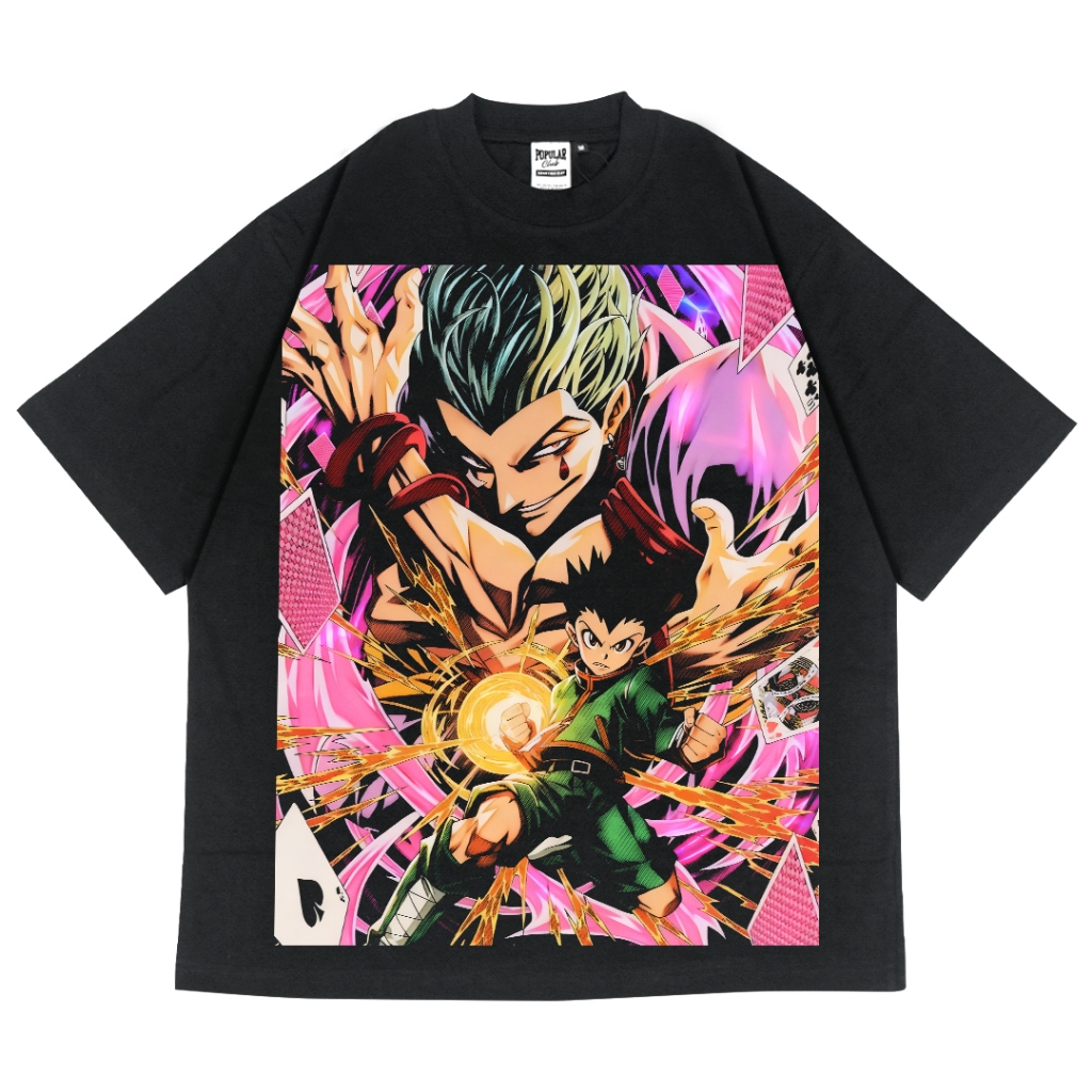 Hisoka ft Gon Oversized Vintage T-Shirt – Black