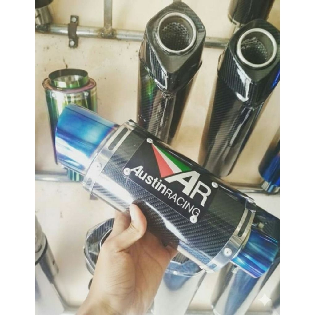 Knalpot Model Austin Racing FULLSYSTEM R25, MT25, CBR 250R, CBR 250RR, Ninja 250 Karbu, Ninja 250 FI