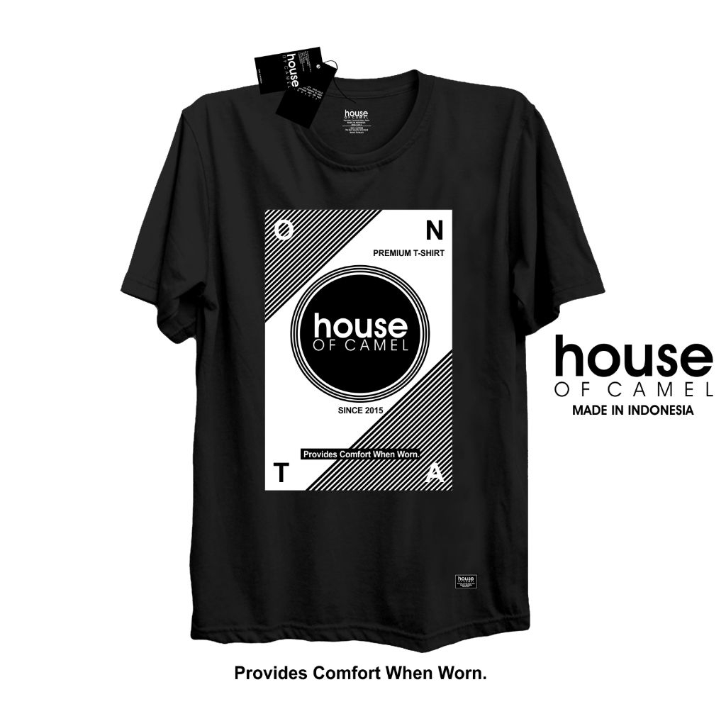 Kaos Distro Original Pria Wanita (Unisex) | HOC-0010 | By. HOUSE OF CAMEL