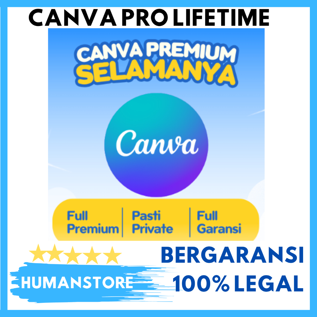 CANVA LIFETIME - 200.000 TEMPLATE CANVA PRO BEBAS AKSES