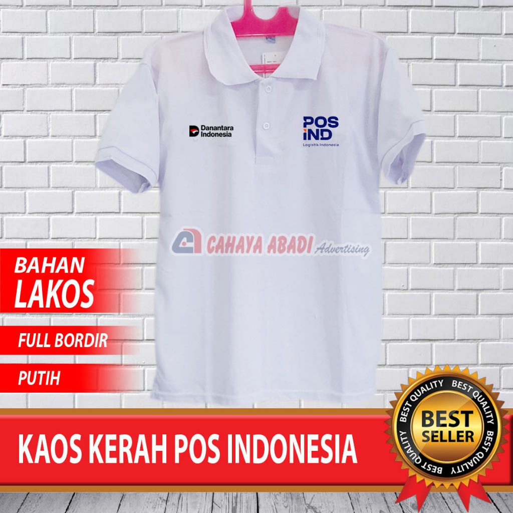 Kaos Kerah Pos Indonesia Kaos Polo Pos Indonesia