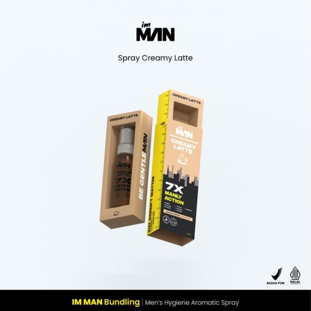 IM MAN Creamy Latte Spray - Men's Hygiene 23 ml
