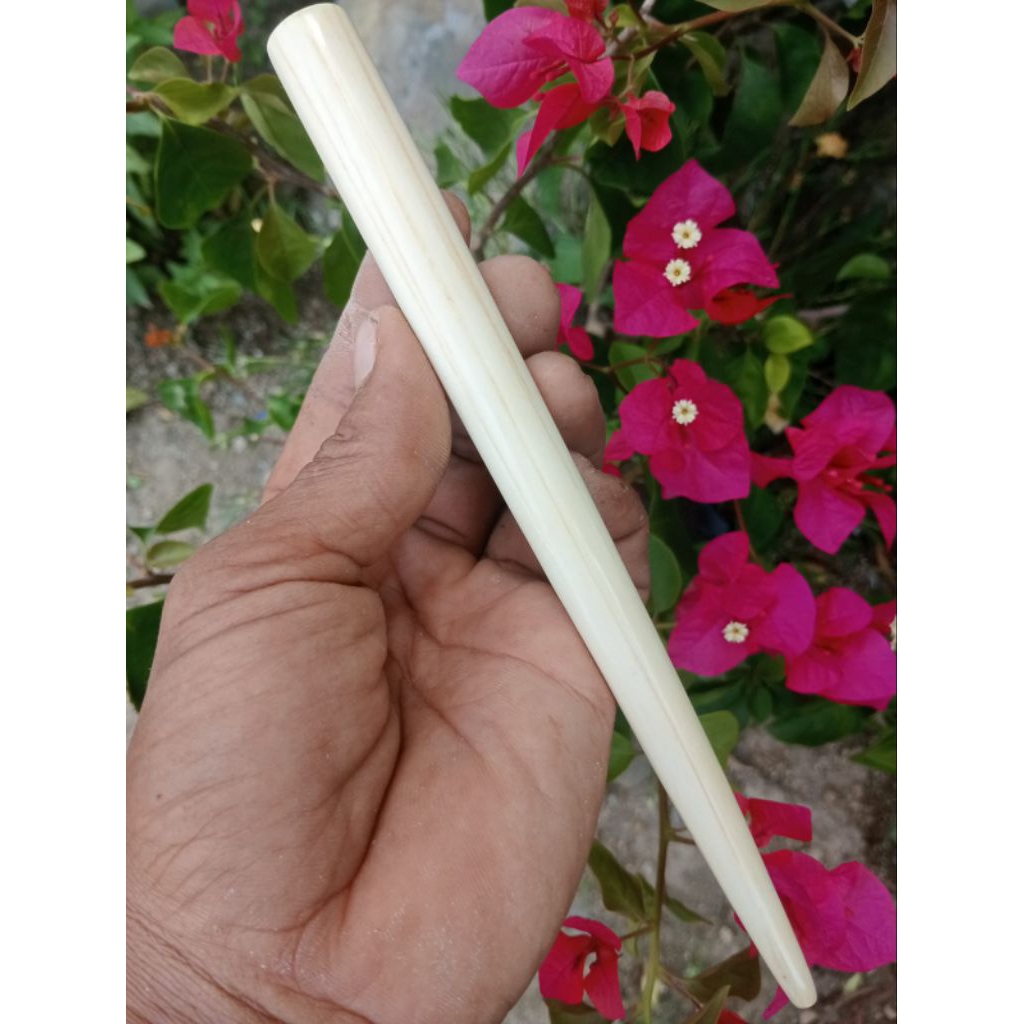 Once pipa pipo/ sedotan bahan tulang/moncong Marlin model oval delcuk panjang 20 cm Marlin