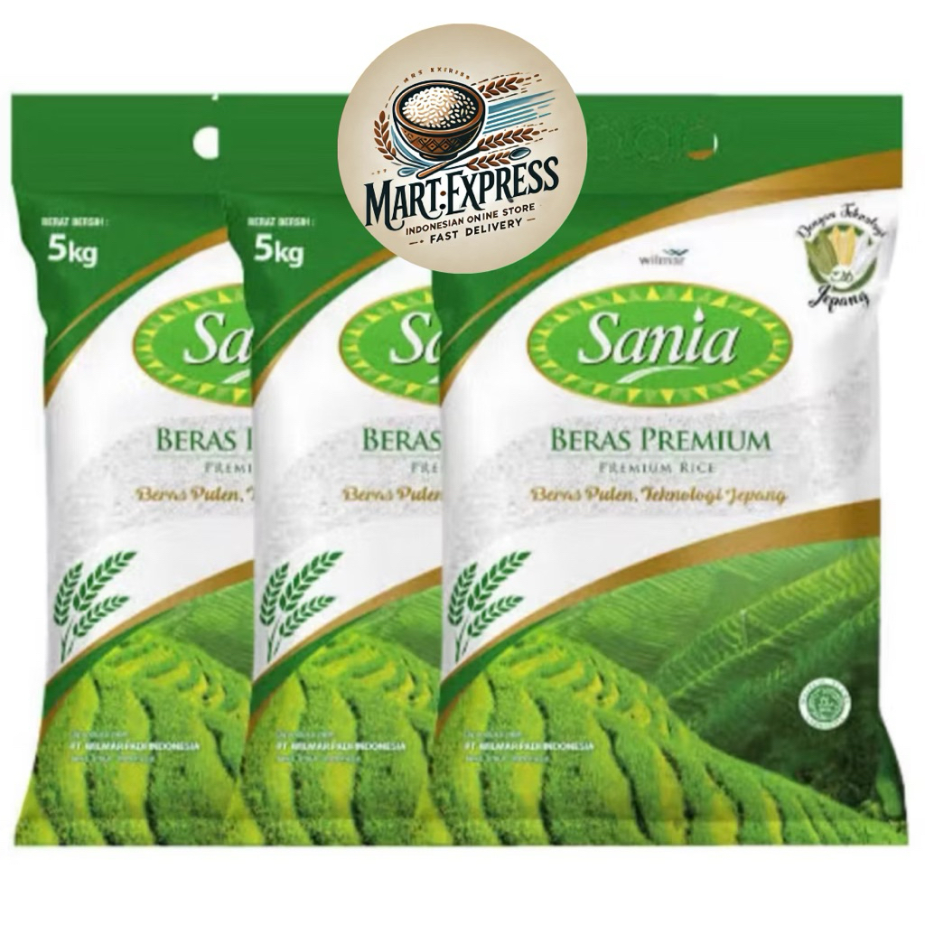 BERAS PREMIUM SANIA 5KG BERAS SUPER SANIA 5KG