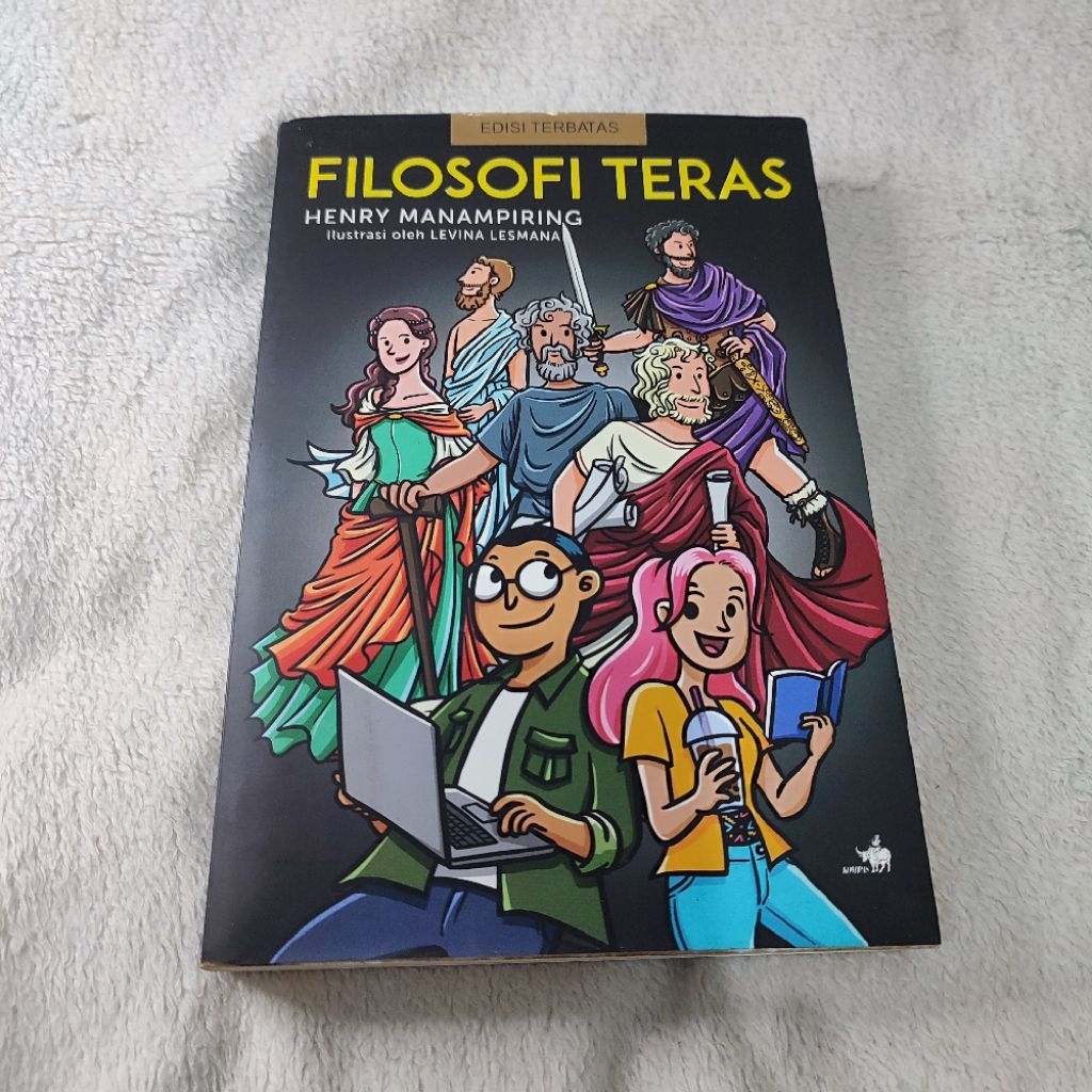 Buku Filosofi Teras - Henry Manampiring (edisi terbatas, Hitam) original preloved