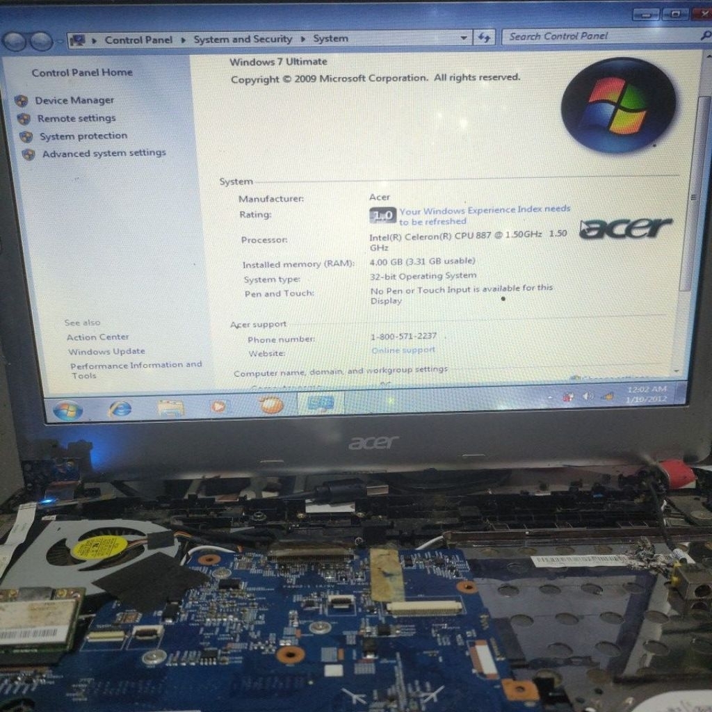 Mobo /Mainboard laptop Acer V5-431