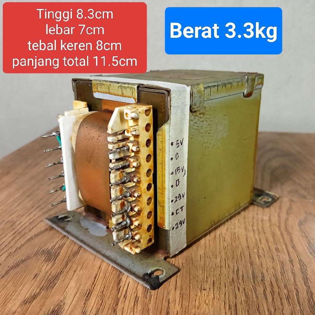 Trafo Bando copotan Aiwa CT29V 5A murni bekas normal ori