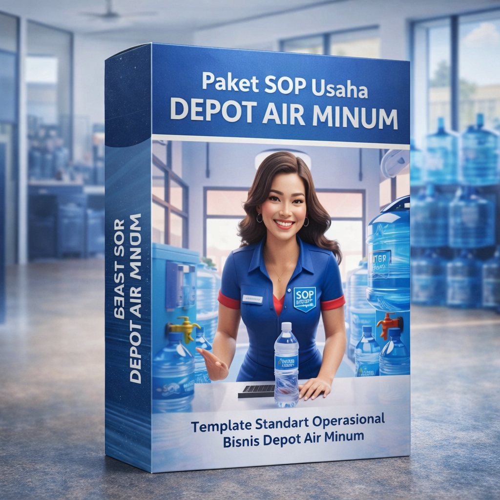 Paket SOP Usaha DEPOT AIR MINUM - Template Standart Operasional Bisnis Depot Air Minum
