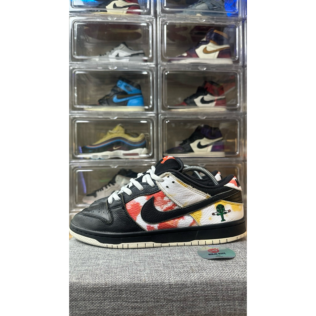 SB LOW RAYGUN TIE DYE RAYGUN BLACK , SEPATU , SHOES , SNEAKERS