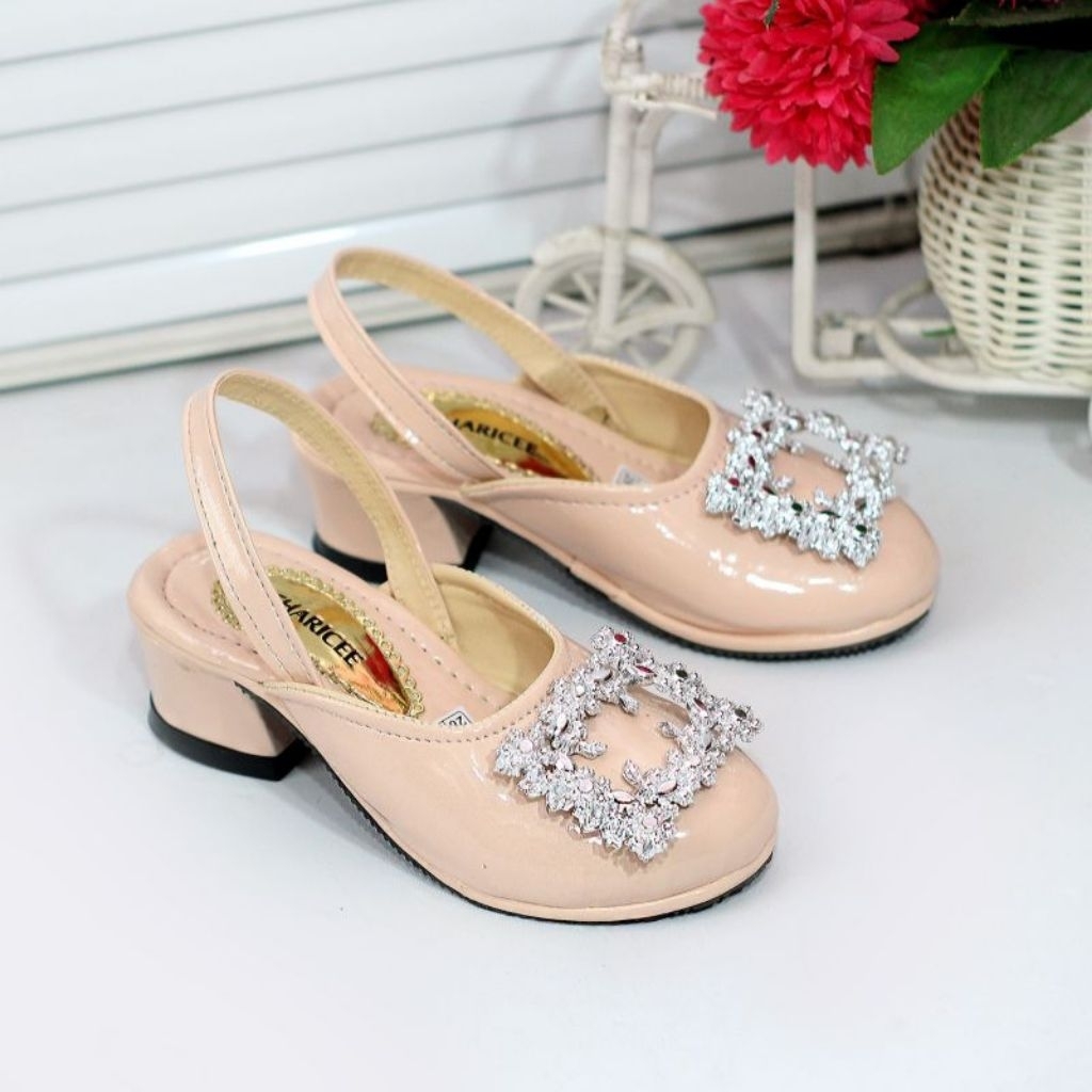 ROSALINA[COD] sepatu sandal anak perempuan hak bapau gesper
