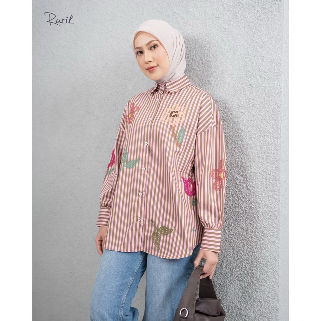 RURIK // Karisa embroidery shirt premium Rurik