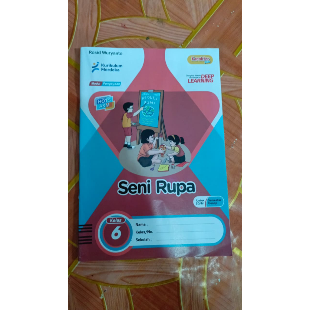 LKS PUSTAKA PERSADA KELAS 6 SENI RUPA  SEMESTER 2 TERBITAN 2025