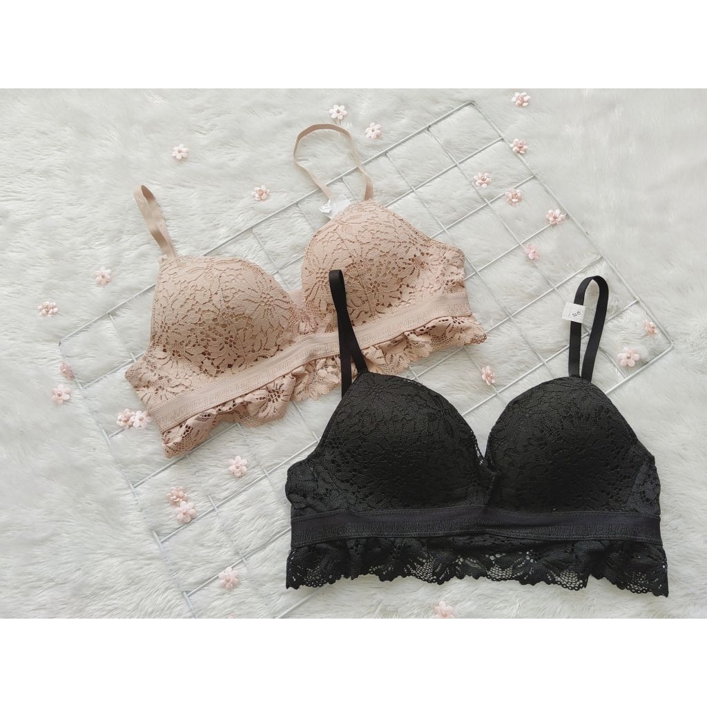 Bra Tanpa Kawat Vivien Korea Size 32b 34a