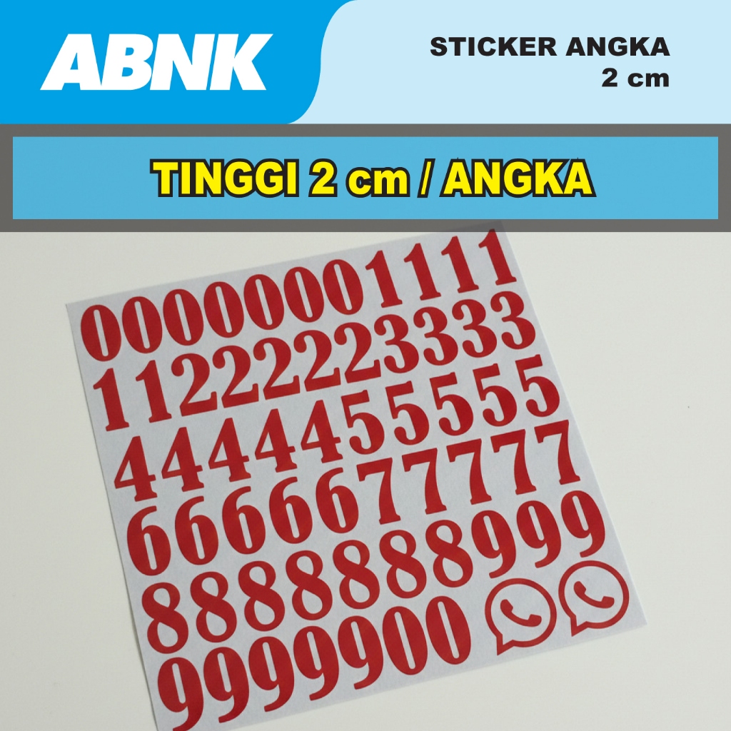 Sticker whatsapp lengkap stiker nomor whatsapp stiker angka lengkap stiker WA