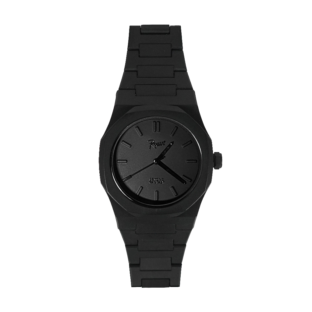 Rown Division Storage Analog Watches - Rowndvsn Jam Analog Oluna Black