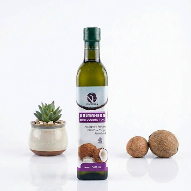 NUCIFERA Raw Virgin Coconut Oil (VCO) | Minyak Kelapa Virgin 500ml