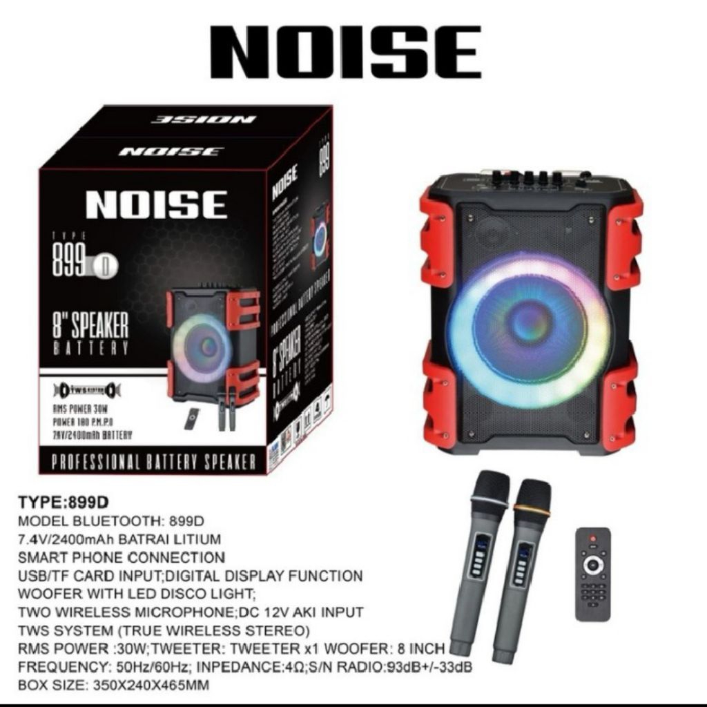 Speaker portable Noise 899D original bluetooth