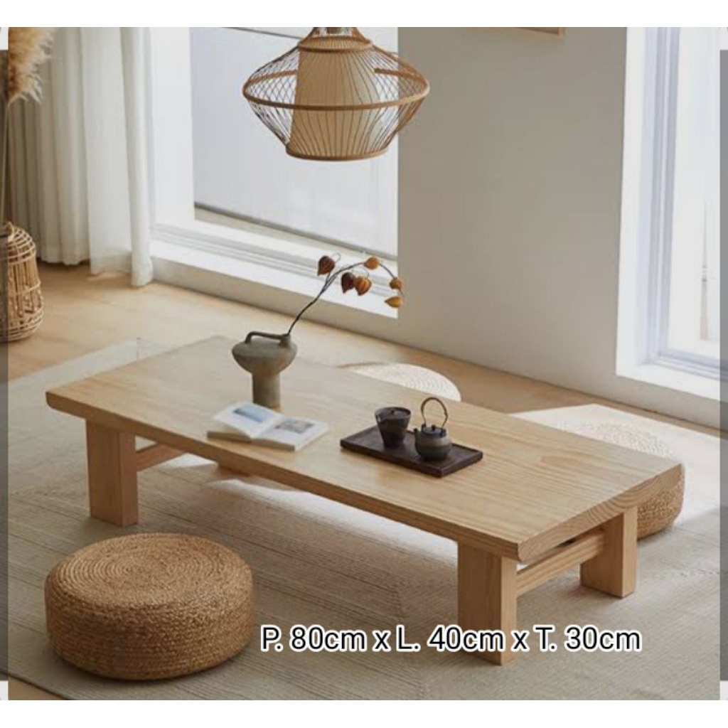 meja lesehan. meja ruangan tamu. meja dekorasi