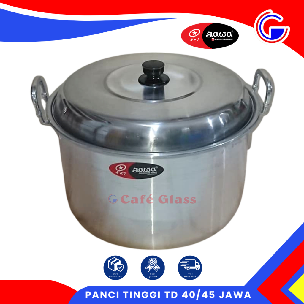 PANCI TINGGI JAWA | PANCI REBUS ALUMINIUM JAWA UKURAN BESAR | PANCI TANPA SARINGAN 40CM / 45CM JAWA