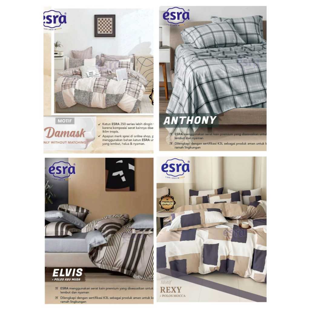 PO SET SPREI ESRA MOTIF ABSTRAK