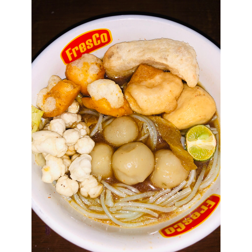 baso aci variant gajih, ayam, jamur, mozarella