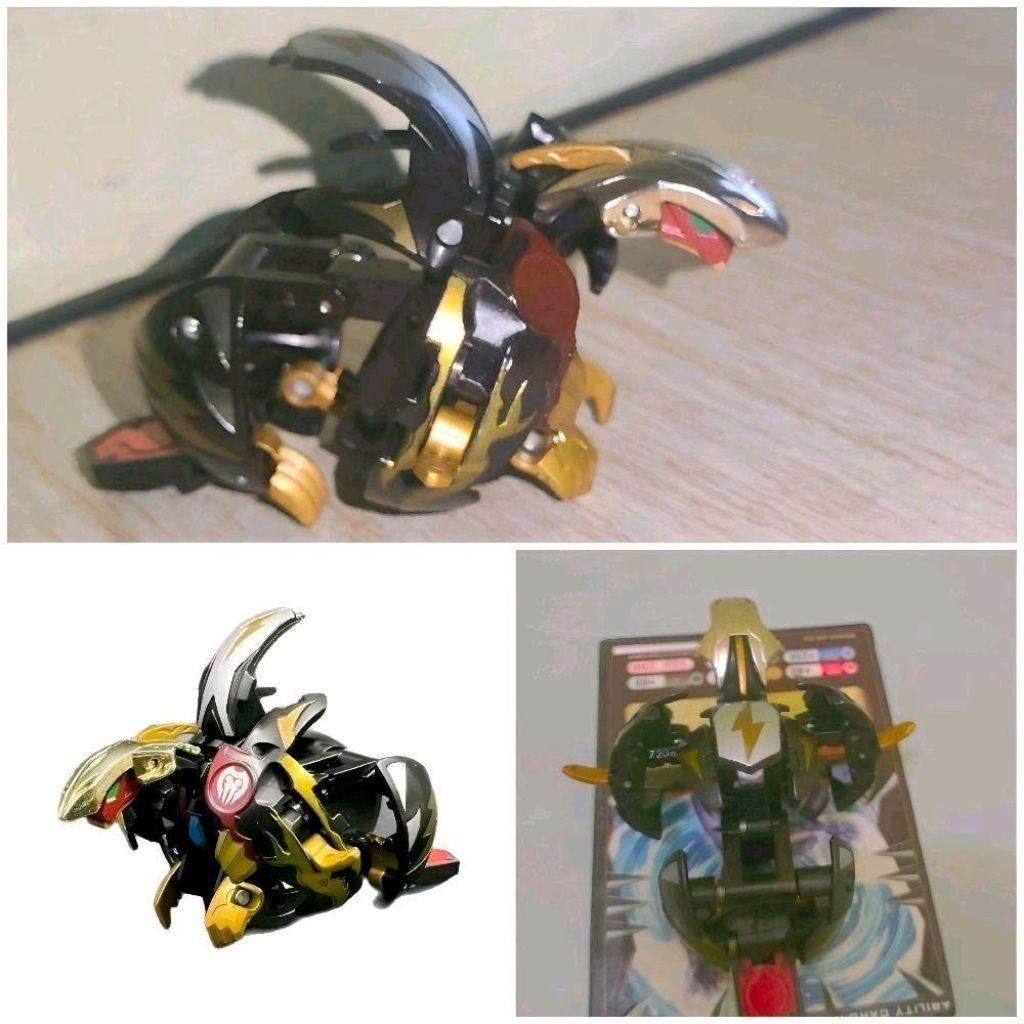 Bakugan Darkus Jiba Dragaon God Three rare