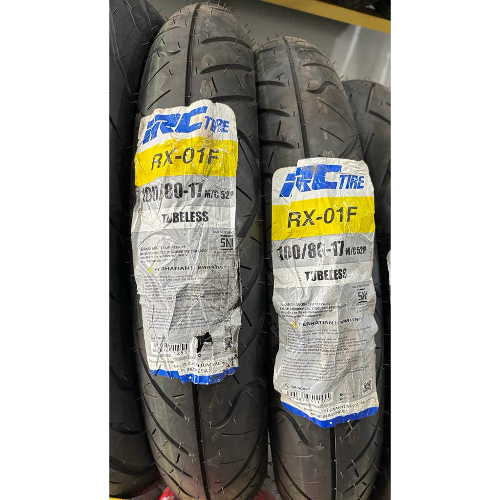 BAN IRC RX01 100/80-17 TUBELESS