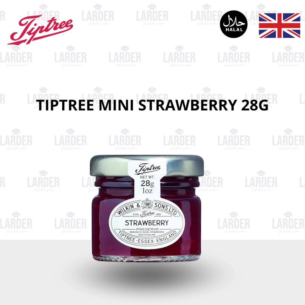 TIPTREE Selai Stroberi Apricot Orange Marmalade 28 Gram Rasa Segar Asam Manis Untuk Roti Oatmeal Jus