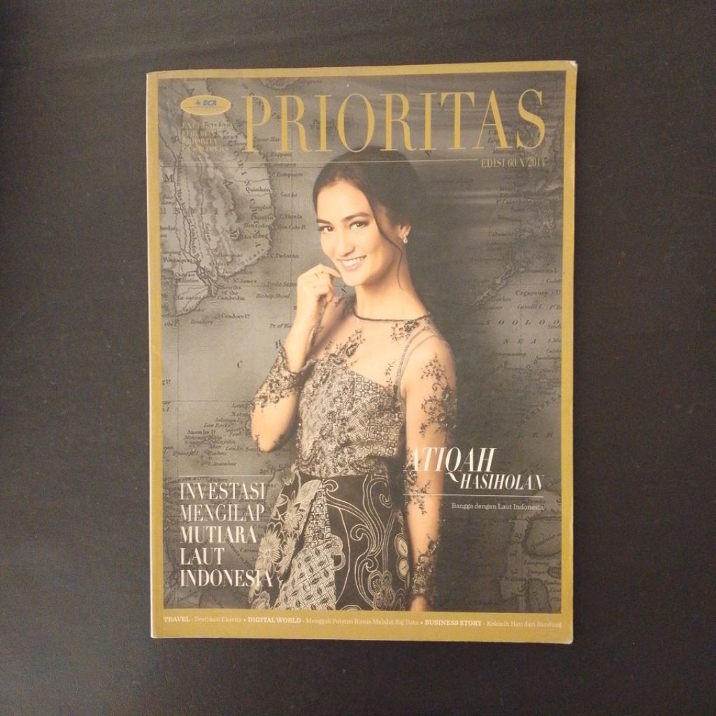 Majalah BCA Prioritas: Atiqah Hasiholan Edisi No. 60 Th. 2014