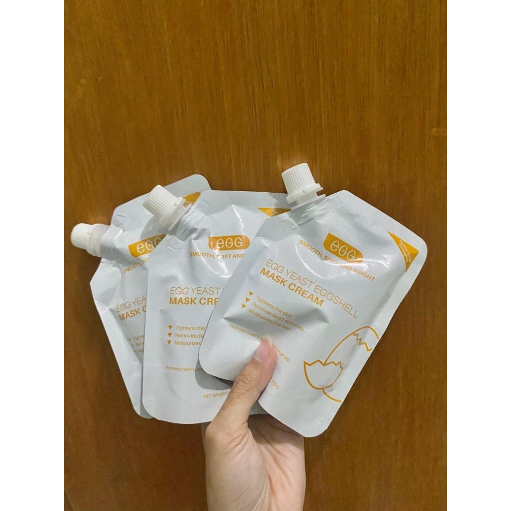 NEW - Egg Yeast Eggshell Mask Cream
