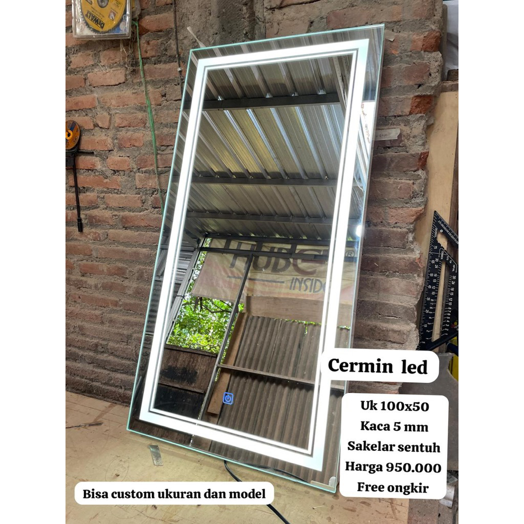 Cermin Led touchscreen