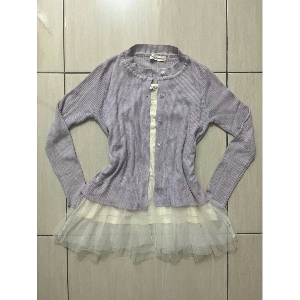 Set cardi+tanktop axes