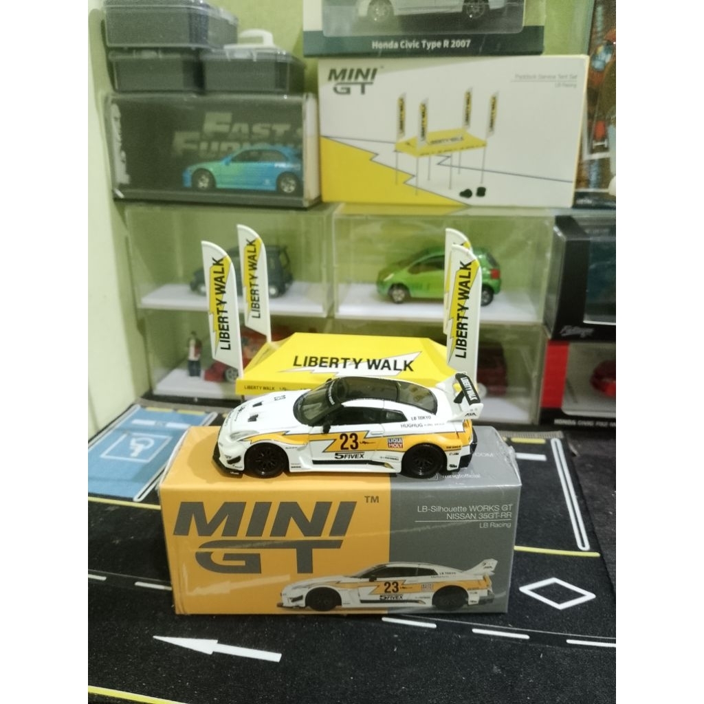 mini gt r35 lbwk petir