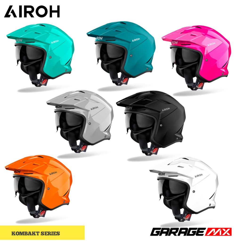 HELM AIROH KOMBAKT ORIGINAL - HELM HALF FACE AIROH
