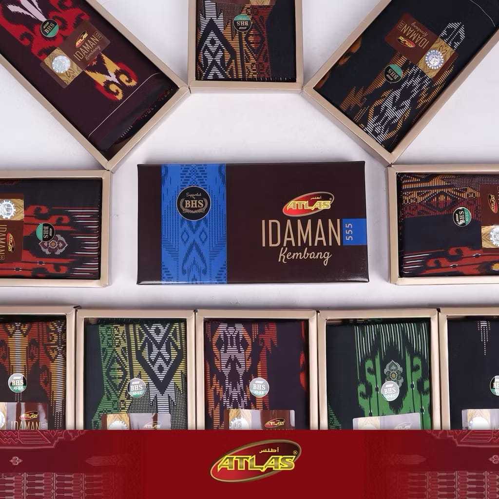 SARUNG ATLAS IDAMAN KEMBANG / SARUNG ATLAS IDAMAN KEMBANG MOTIF BHS SGE
