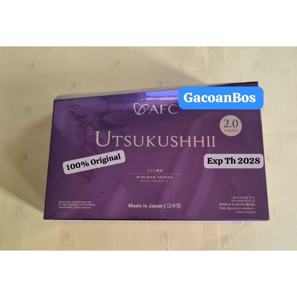 UTSUKUSHII GOLD / HIKARI ORIGINAL AFC JAPAN EXP TH 2028 TERBARU