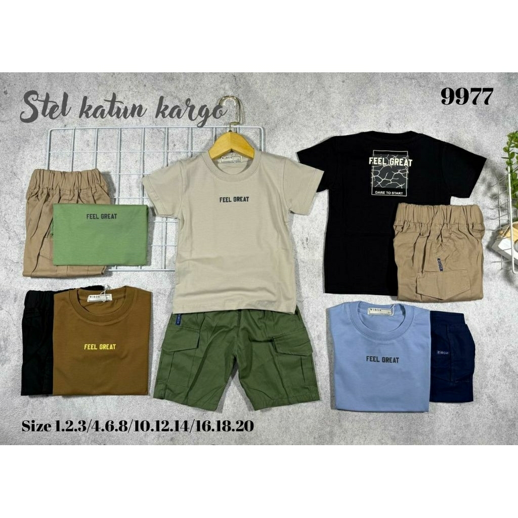 set katun anak kargo WIBOS