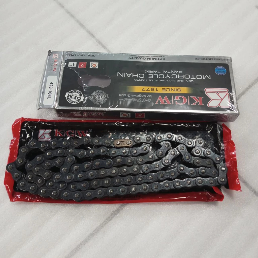 Rantai Motor / Rantai Tarik 428-106L Merek Kagawa