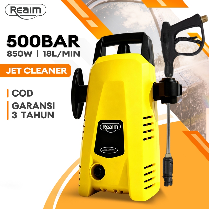 REAIM Semprotan Cuci Motor Mesin Cuci Mobil Dan Motor 800W Mobil Jet Cleaner 220V Alat Cuci Motor Da