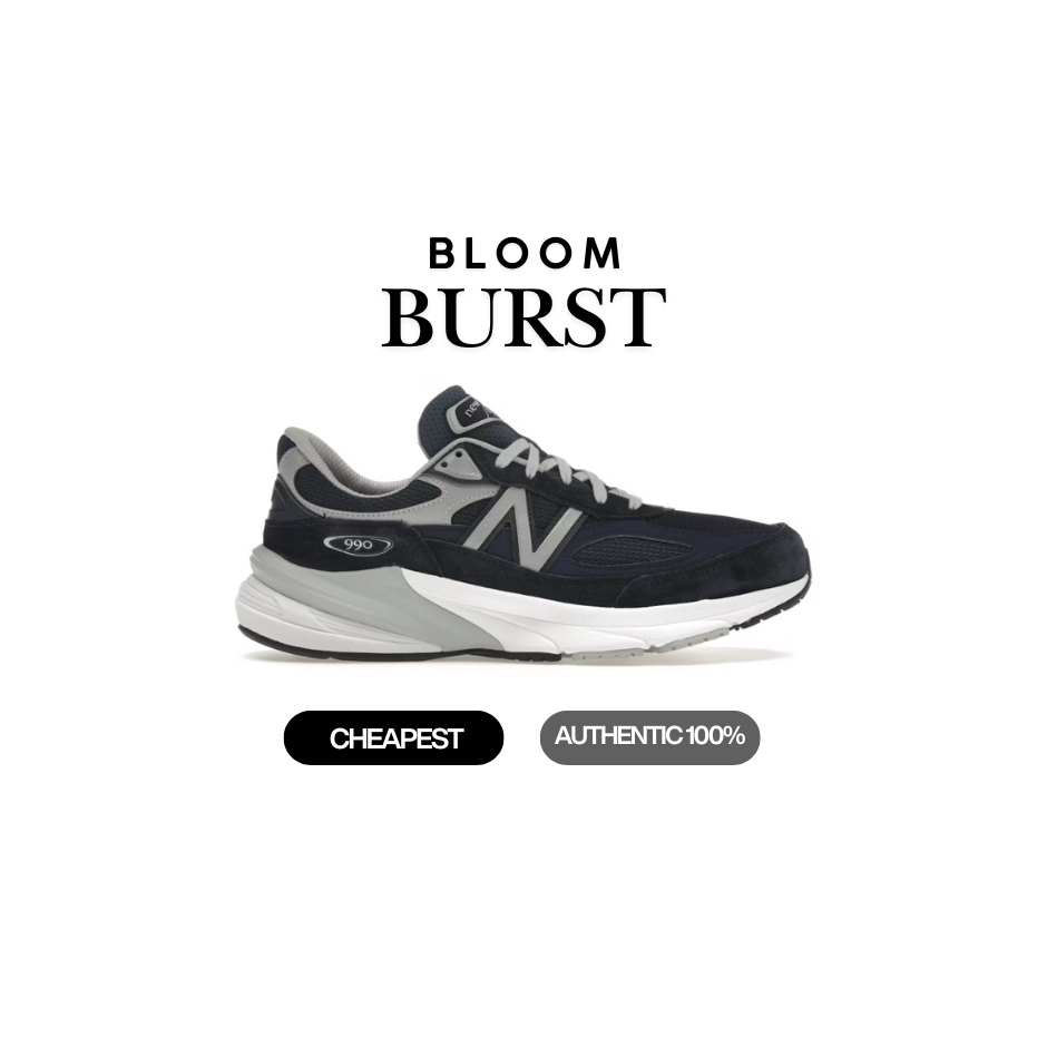 New Balance 990v6 MiUSA Navy White