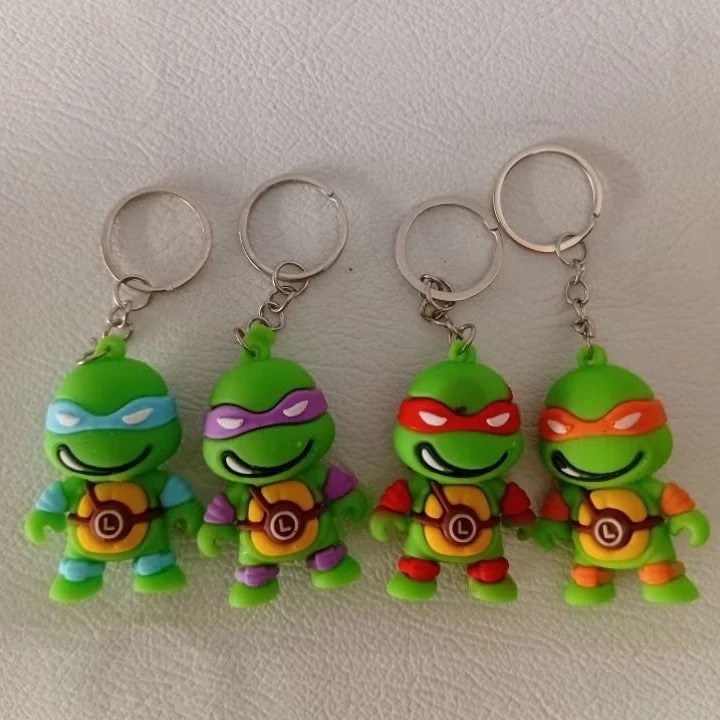Mainan Action Figure Gantungan Kunci NinjaTurtle