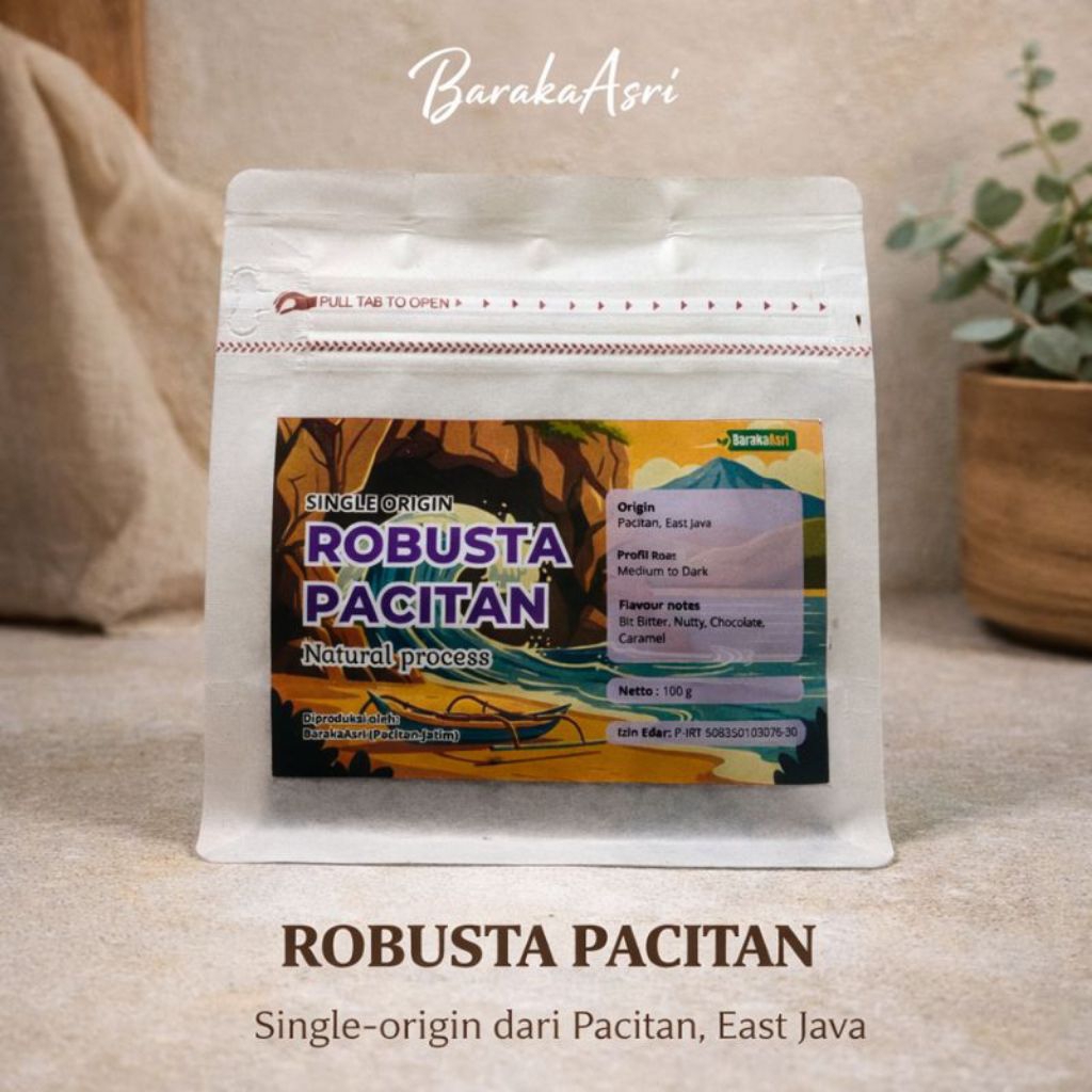 Kopi Robusta Pacitan Natural Process