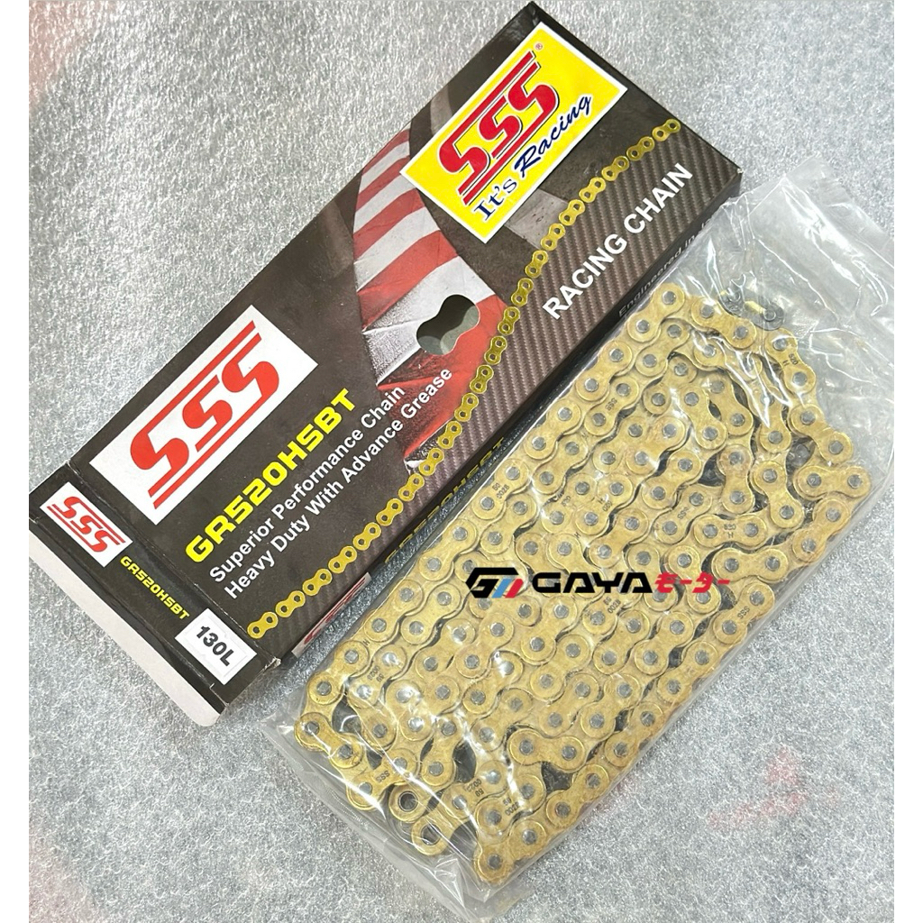 RANTAI SSS 520 HSBT - 120L / 130L - ORIGINAL GOLD SSS